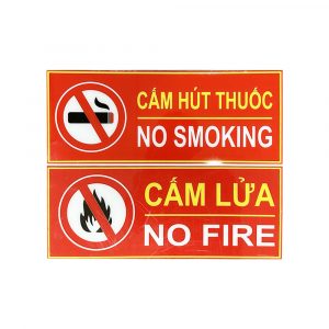 Bảng cấm lửa cấm thuốc tôn