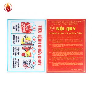 Bảng nội quy tiêu lệnh tôn